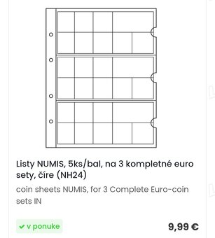 Predam albumy na euromince - 3