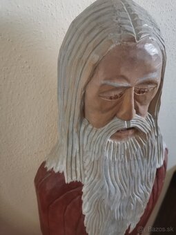 Drevorezba -2 postavy - V 85 cm - 3