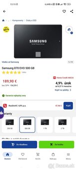 Predám Samsung 870 EVO 500GB - 3