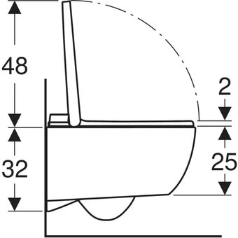 Keramická misa pre Geberit AquaClean Alba - 3