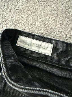 Zara Flared Washed Jeans Black - 3