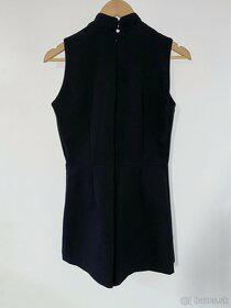 Mango Krátky overal qipao cheongsam so sakura výšivkou 36 S - 3