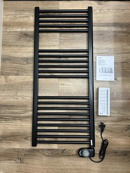 Elektrický radiátor Cordivari 50x120 cm čierny - 3