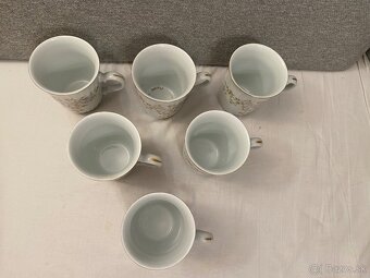 Hrnčeky Royal Dux - biele kvety - 3