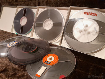 Sada magnetofónových kotúčov 18cm - 6ks - 3