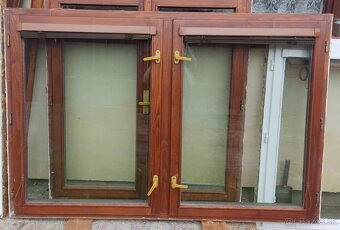 Predám použivané drevené okná - 3