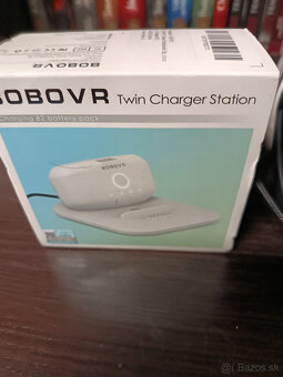 Popruhy na hlavu VR + baterky a nabíjací dok - 3