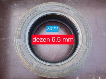 Predám letné pneumatiky 225/55 R18 - sada 5ks za 60€ - 3