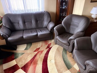 Kožená sedacia súprava - 3