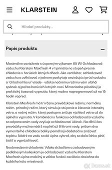 Ochladzovač vzduchu Klarstein - 3