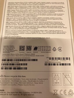 Predam uplne novy Iphone 16Pro 256GB - 3