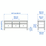 TV stolík Hemnes z Ikea - 3