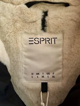 ČIERNA ZIMNÁ BUNDA zn.ESPRIT L/XL - 3