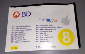 Inzulínové ihly 0,3mm - 3