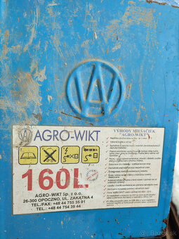 Stavebná miešačka 160 L - 3