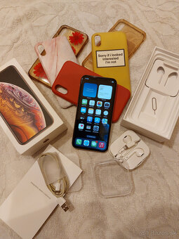 Predám iPhone Xs / 64GB/ zlatý, s príslušenstvom - 3
