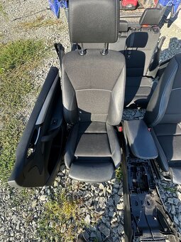 Sedačky bmw f25 x3 kompletne polokožené sedadla - 3