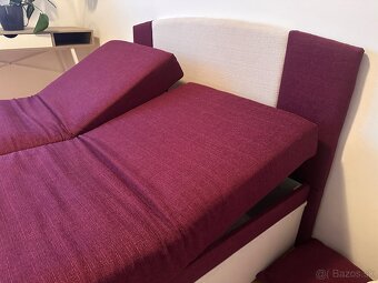 Polohovateľná manželská posteľ - 3