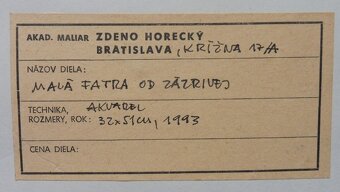 Zdeno Horecký / Malá Fatra od Zázrivej - 3