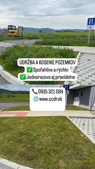 KOSENIE A ÚDRZBA POZEMKOV, BYTOVÝCH DOMOV - 3