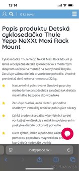 Thule cyklosedacka + prilba Uvex v cene - 3