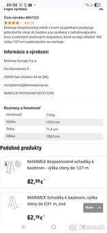Bestway Bezpečnostný rebrík do bazéna - 3
