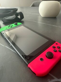 Nintendo Switch + Príslušenstvo + 4x Joycon + HRA - 3