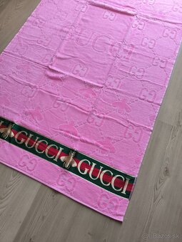 Luxusná osuška Gucci - ružová - 3