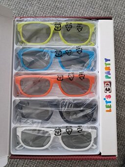 3D okuliare LG a3F glasses 5 ks NOVE - 3