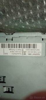 Predám autorádio 2Din originál Škoda 3T0035156B - 3