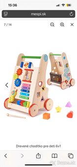 Montessori drevené choditko - 3