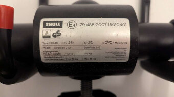 Nosič bicyklov THULE na ťažné zariadenie na 3 bicykle - 3
