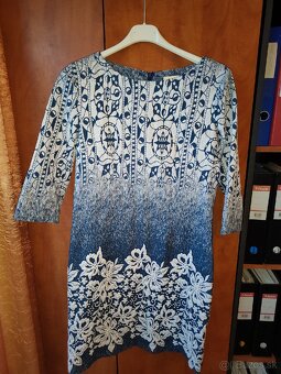 Krásne svieže a poddajne šaty veľkosť 42 akcia 5€ - 3