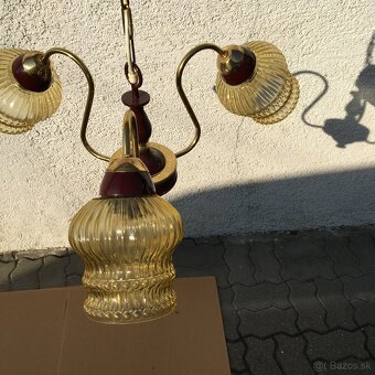 2ks Retro Luster a Nastenna Lampa DRUKOV Vintage - 3