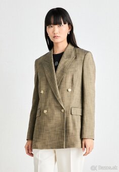 dvojradové zelené sako - 34 - Boss - nové - 3