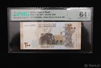 Zalisované Unc bankovky s certifikátom PMG - 3