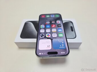 APPLE IPHONE 15 PRO 128GB WHITE TITANIUM TOP STAV - 3