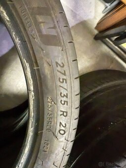 Letne pneumatiky michelin dvojrozmer- 245/40 R20 a  275/35 - 3