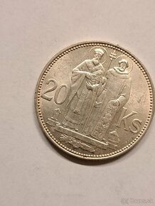 Predam mincu 20 korun rok 1941 Slovensky Stat dvoj kriz - 3