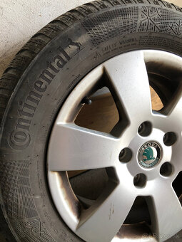 Predám 15" hliníkové disky Škoda 6Jx15 ET 47 5x112 195/65 - 3