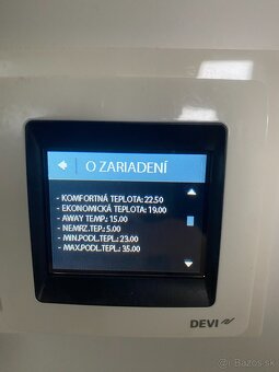 Termostat Devi Reg Touch - 3