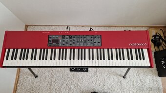 Predám Nord Piano 3 + príslušenstvo - 3