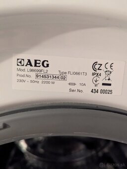Predám práčku AEG Lavamat 98699FL2 - 3