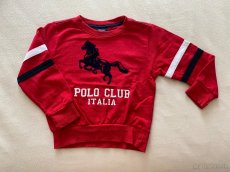 Červená mikina Polo Club - 3