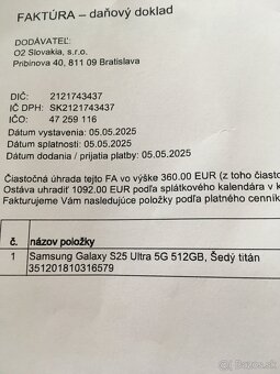 Samsung Galaxy s25 ultra 512GB novy - 3
