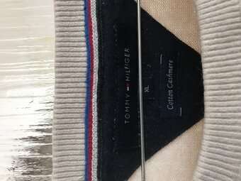 TOMMY HILFIGER originál caramel pánsky svetrik XL - 3