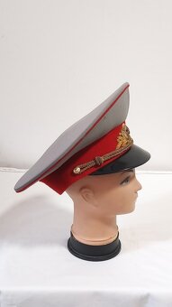 Čiapka. Brigadierka. Generál. Uniforma. Armáda. ZSSR. Rusko. - 3