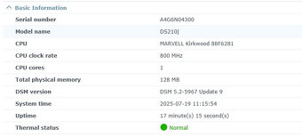 NAS Synology 212 2TB - 3