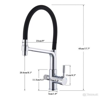 Luxusná 3in1 kuchynská batéria GRANITAN – úplne nová - 3