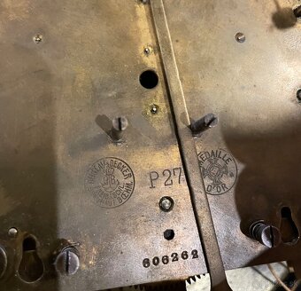 Predám starožitne hodiny Gustav Becker - 3